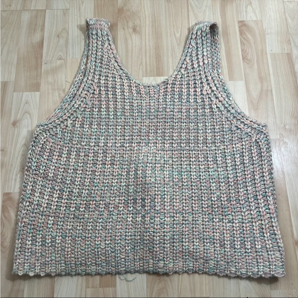 Arula Womens Plus Size Chunky Knit Multi Color Tank Top Size 2X - Picture 1 of 5
